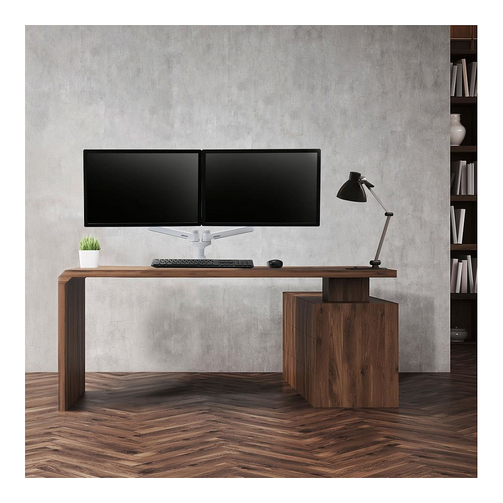 Stalak za monitor ERGOTRON LX Dual Side-by-Side Arm (za 2 monitora do 27", do 18.1 kg, VESA), bijeli-3