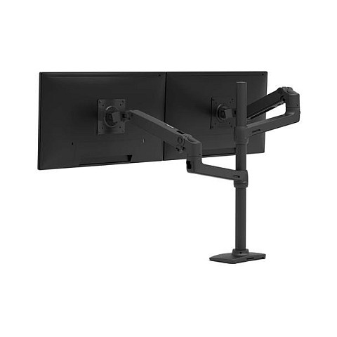 Stalak za monitor ERGOTRON LX Dual Stacking Arm Tall Pole (za 2 monitora do 40", VESA, mat crni)-0