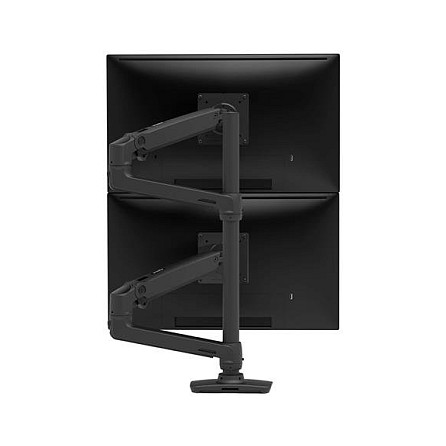 Stalak za monitor ERGOTRON LX Dual Stacking Arm Tall Pole (za 2 monitora do 40", VESA, mat crni)-1