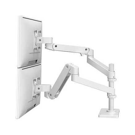 Nosač za monitor ERGOTRON LX Pro Dual Stacking Arm (za 2 monitora do 24", nosivost do 16.3 kg, bijeli)-0