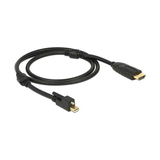 DELOCK Aktivni kabel mini DisplayPort 1.2 na HDMI 4K 1m (s vijkom)-1