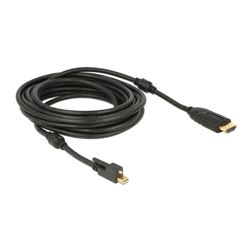 DELOCK Aktivni kabel mini DisplayPort 1.2 na HDMI 4K 5m (83822)-1