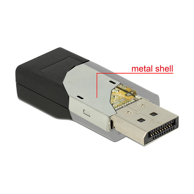DELOCK Adapter DisplayPort 1.2 (M) na HDMI (Ž) 4K 30Hz pasivni (65468)-1