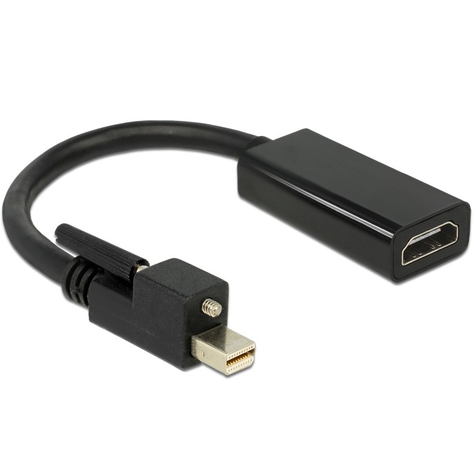 DeLock Aktivni Adapter mini DisplayPort 1.2 na HDMI (4K, 25cm) 62623-0