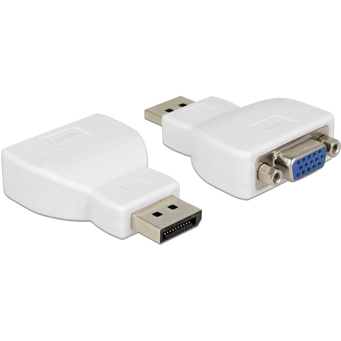 DELOCK Adapter DisplayPort 1.1 na VGA (DP muški > VGA ženski) bijeli