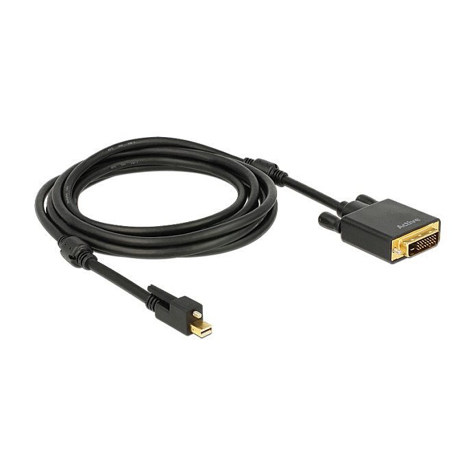 DELOCK Aktivni kabel mini Displayport 1.2 na DVI 4K 3m (85296)-1