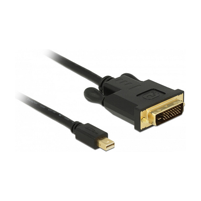 DELOCK Kabel mini Displayport 1.1 na DVI-D 24+1 (M/M) 0.5m crni (82584)