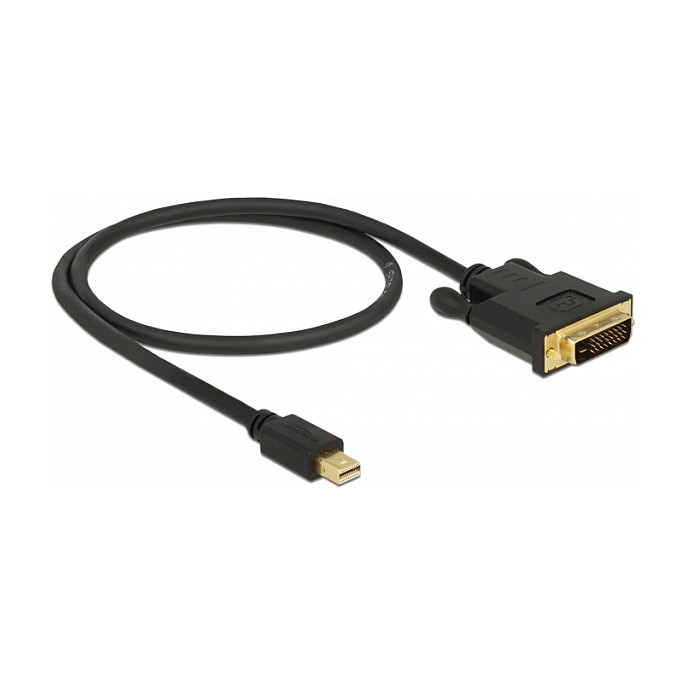 DELOCK Kabel mini Displayport 1.1 na DVI-D 24+1 (M/M) 0.5m crni (82584)-1