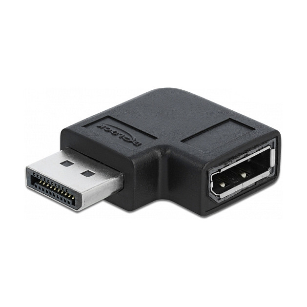 DELOCK DisplayPort 1.4 adapter 90° lijevo kutni (M/Ž, 8K 60Hz)