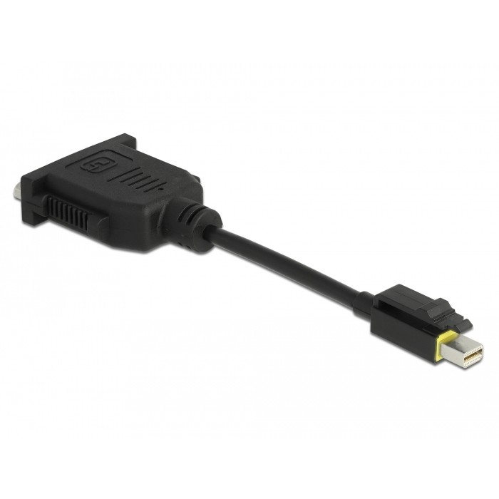 Adapter DELOCK 65163 Mini DisplayPort 1.1 na DVI (pasivni, s bravicom)