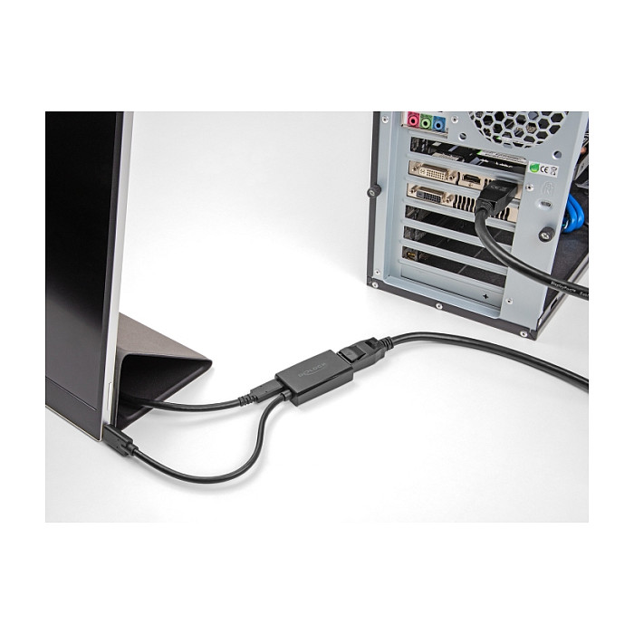 DELOCK Adapter USB-C na DisplayPort 4K 60Hz s PD 85W (DP Alt Mode)-1