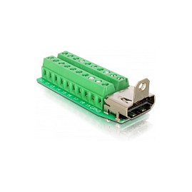 DELOCK Adapter Terminal Block 20-pin na HDMI-A 19-pin ženski (65465)