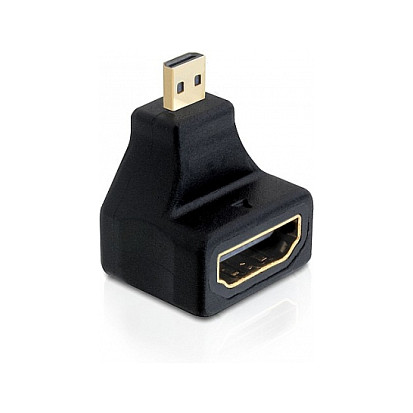 DELOCK Adapter HDMI-A (Ž) na Micro HDMI-D (M) 90° kutni