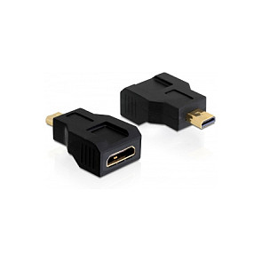 DELOCK Adapter Micro HDMI (M) na Mini HDMI (Ž) 65024-0