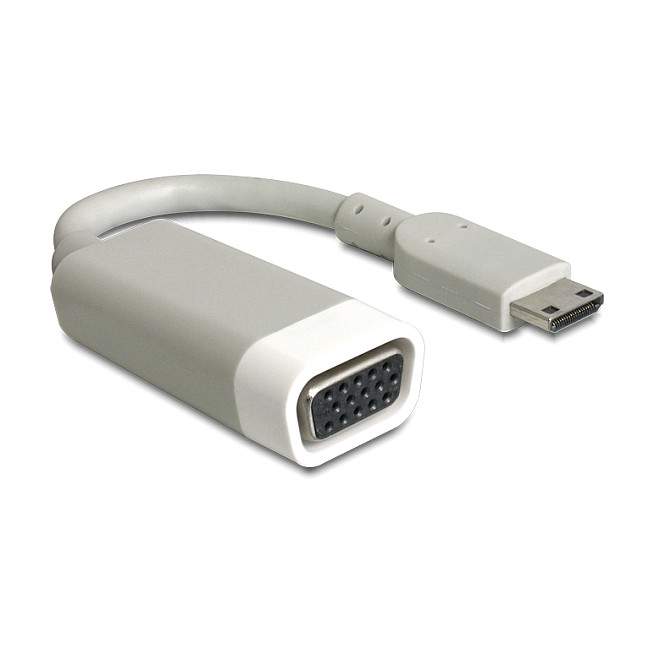 DELOCK Adapter Mini HDMI-C na VGA (M/Ž) 1080p