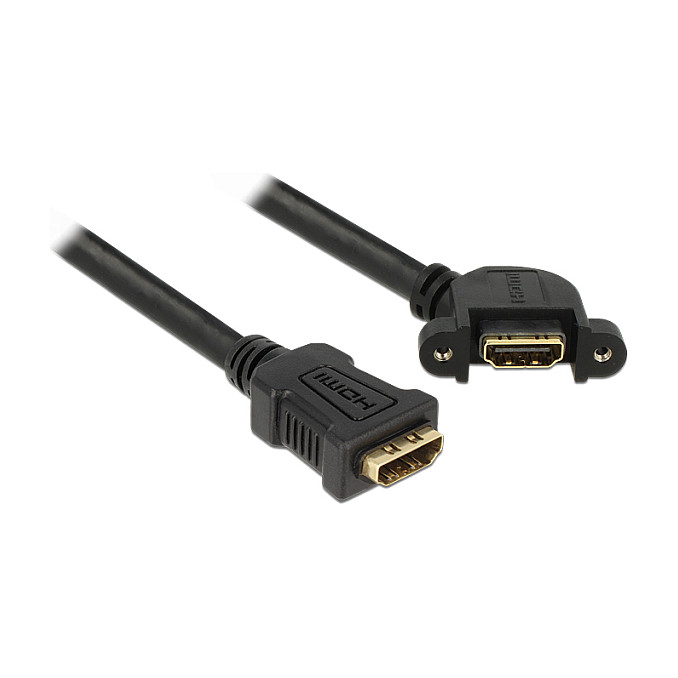 DELOCK HDMI kabel za ugradnju (Ž/Ž) 110° 0.25m (4K 60Hz, Panel Mount)-2