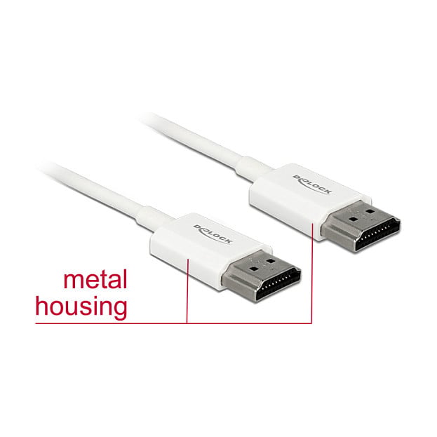 DELOCK Aktivni Slim High Speed HDMI kabel 4.5m (4K@30Hz, 3D, Ethernet, ARC) 84782