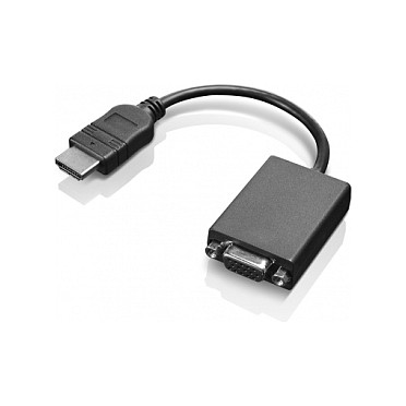 Video adapter LENOVO HDMI to VGA (0B47069), 20cm-0