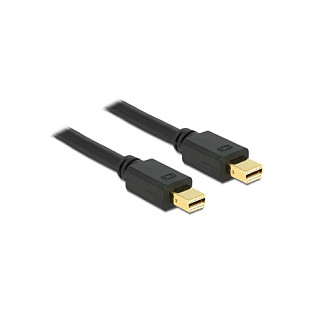 DELOCK Kabel mini DisplayPort 1.2 (M/M) 0.5m crni (4K@60Hz)