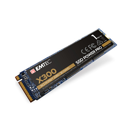 M.2 NVMe SSD EMTEC X300 Power Pro 1TB (PCIe 3.0, do 2100/1700 MB/s)