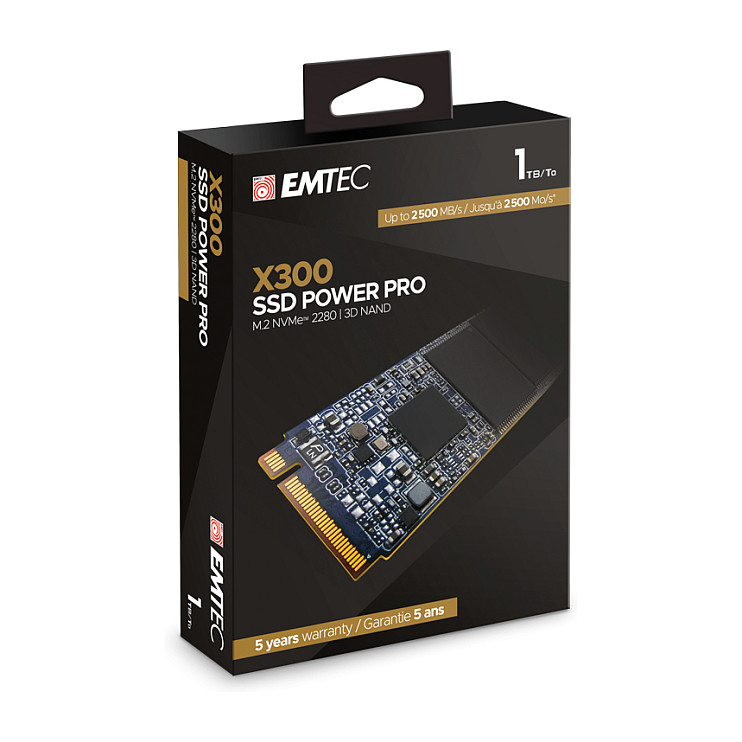 M.2 NVMe SSD EMTEC X300 Power Pro 1TB (PCIe 3.0, do 2100/1700 MB/s)-1