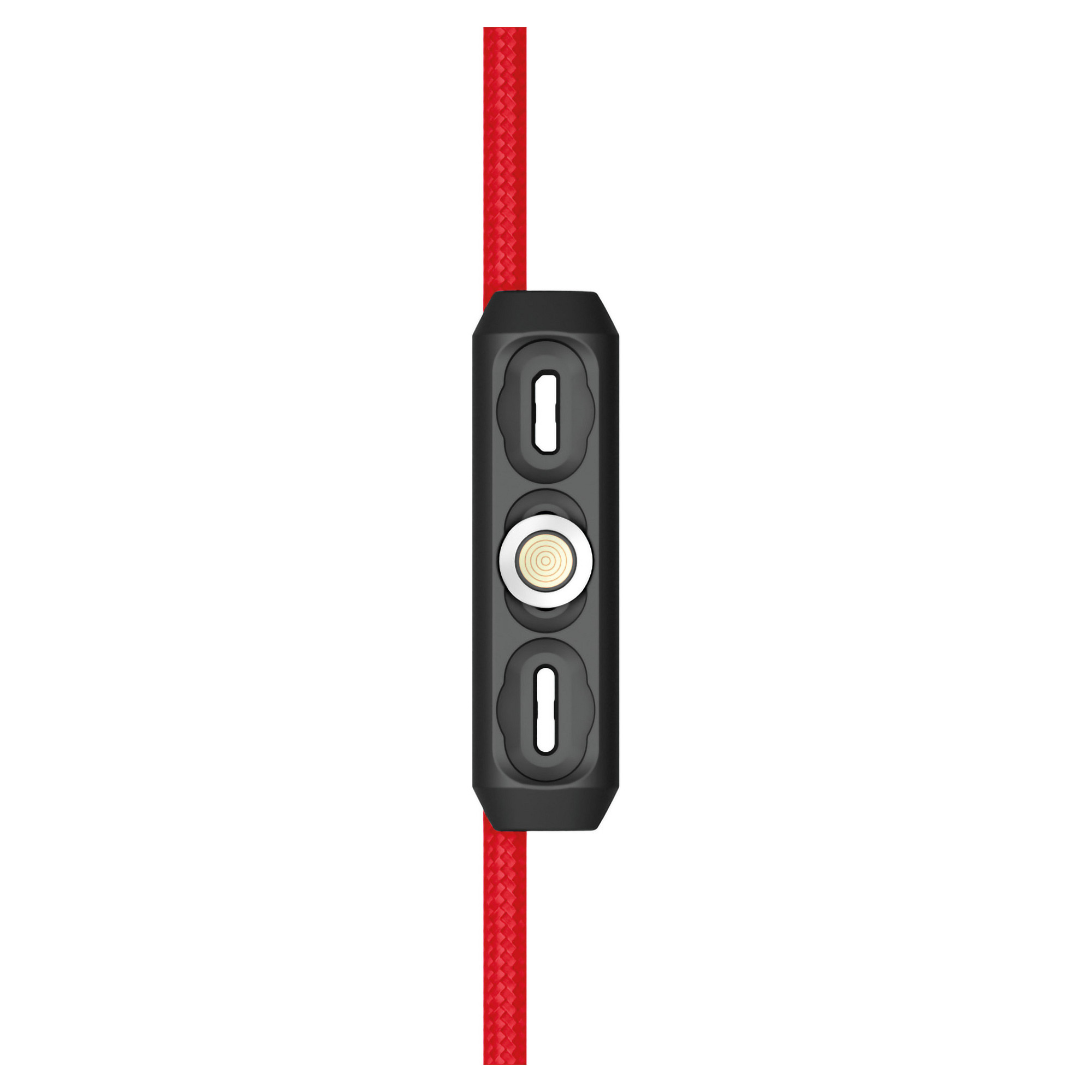 Magnetski kabel za punjenje REALPOWER Connect-M 3-u-1 (USB-C, Micro-USB, Lightning), 1m, crveni-3