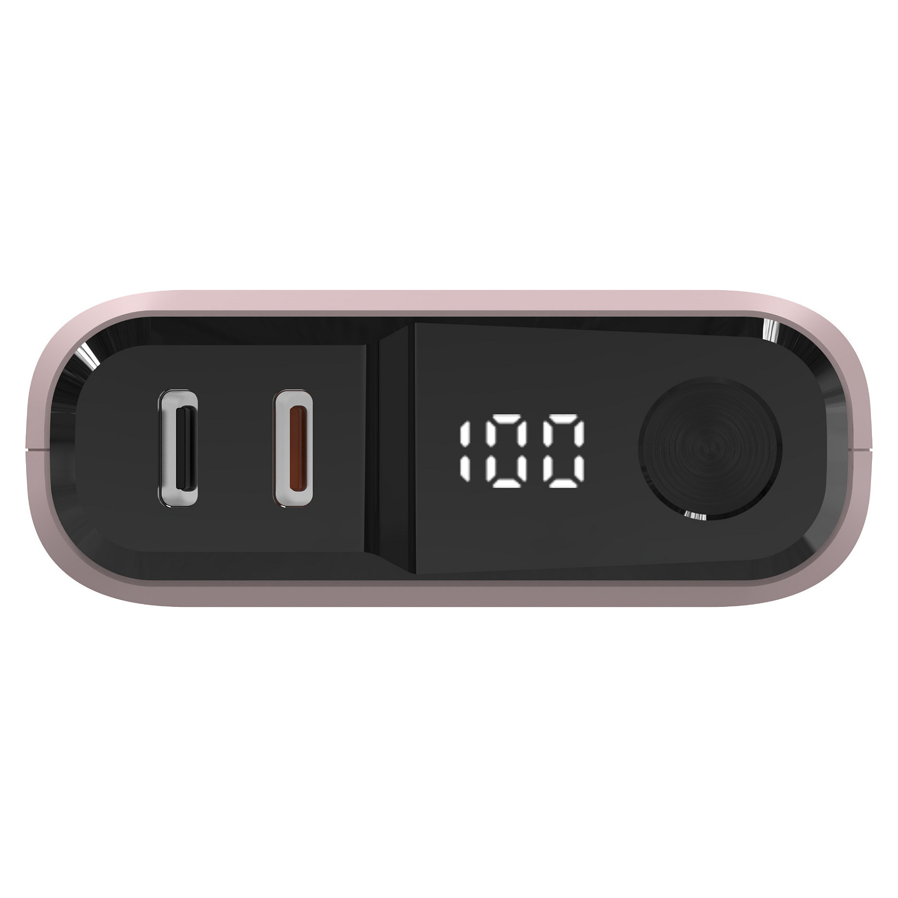 Prijenosna baterija REALPOWER PB-10000C PD+ (10000 mAh, 20W, 3x USB-C) Rose-1