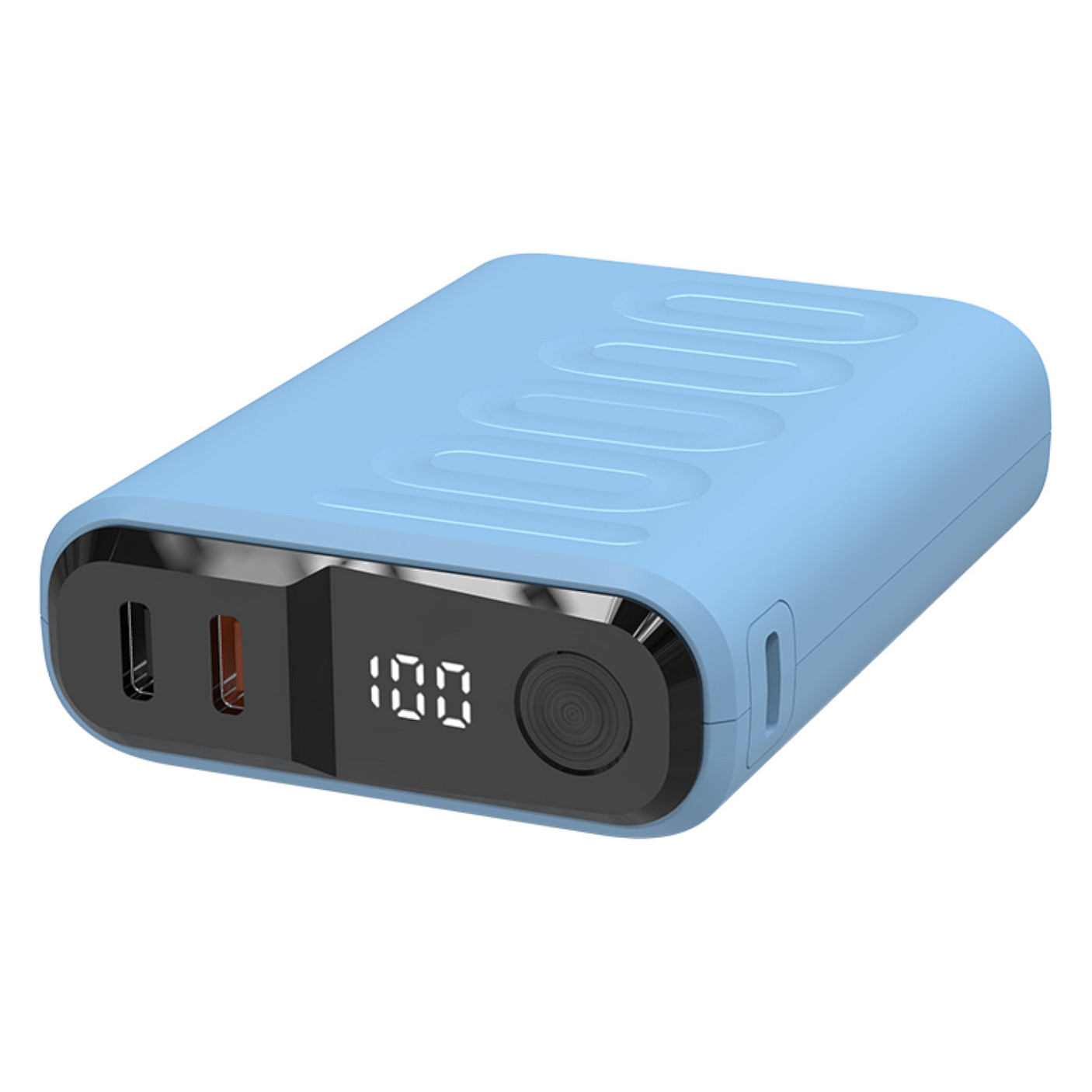 Prijenosni punjač REALPOWER PB-10000C PD+ (10000 mAh, 20W PD, 3x USB-C) Purple-0