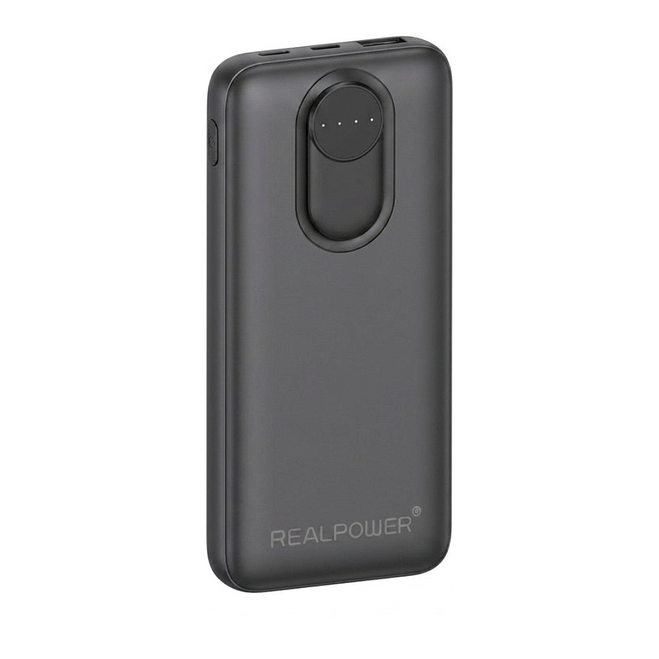 Prijenosna baterija REALPOWER PB-20000 Pro (20000 mAh, 30W PD, 2x USB-A, 1x USB-C)-0
