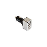 Auto punjač REALPOWER 4-Port USB (2400mA, 4x USB-A)-0