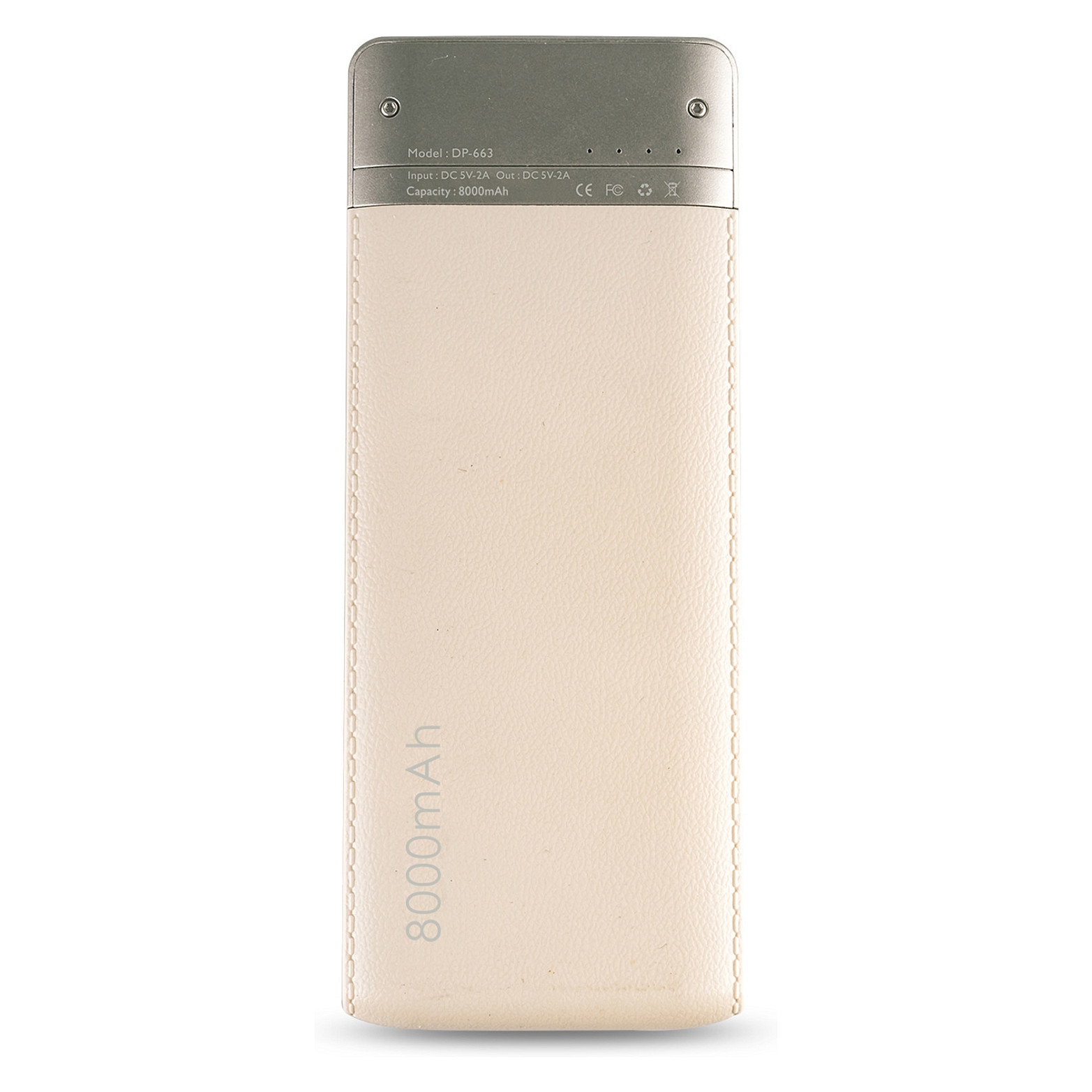 Prijenosna baterija REALPOWER PB-8000 Fashion (8000 mAh, 2x USB-A, integrirani kabel)-2