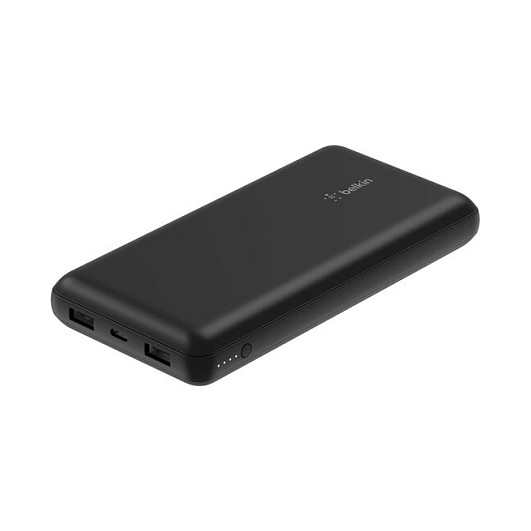 Prijenosna baterija BELKIN BoostCharge Powerbank Set 20000mAh (20W, 2x USB-A, 1x USB-C) crna-3
