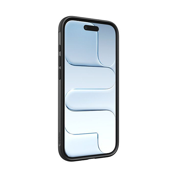 Belkin Magnetic zaštitna maska za iPhone 15 (MagSafe, otporna na UV zračenje) crna-4