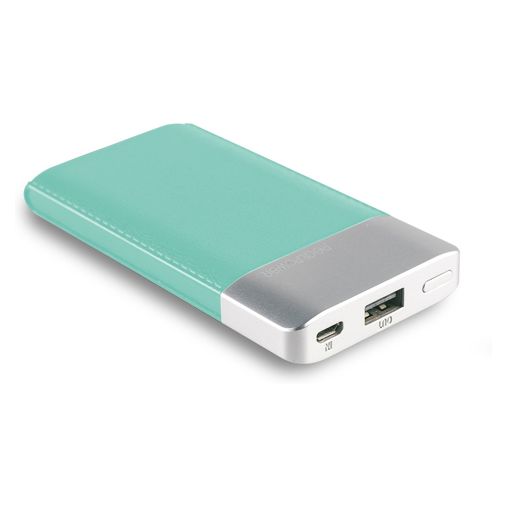 Prijenosni punjač REALPOWER PB-4000 Fashion (4000 mAh, Lake Blue)-0