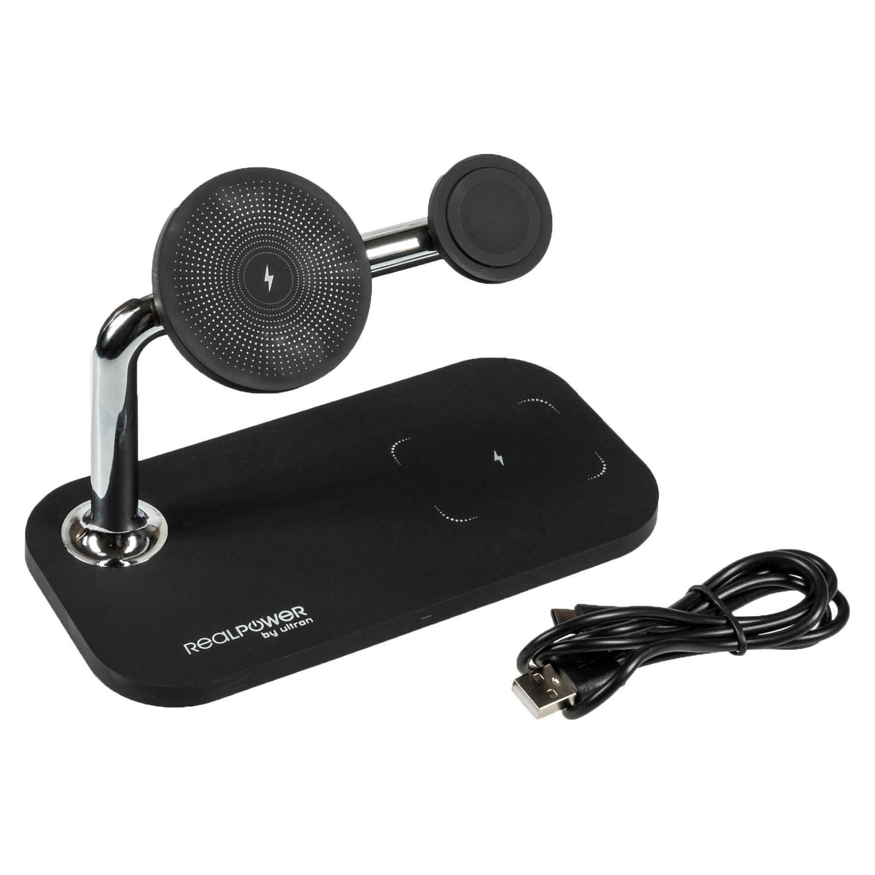 Stanica za punjenje REALPOWER ChargeAir MAG (3-u-1, MagSafe, 15W)-2