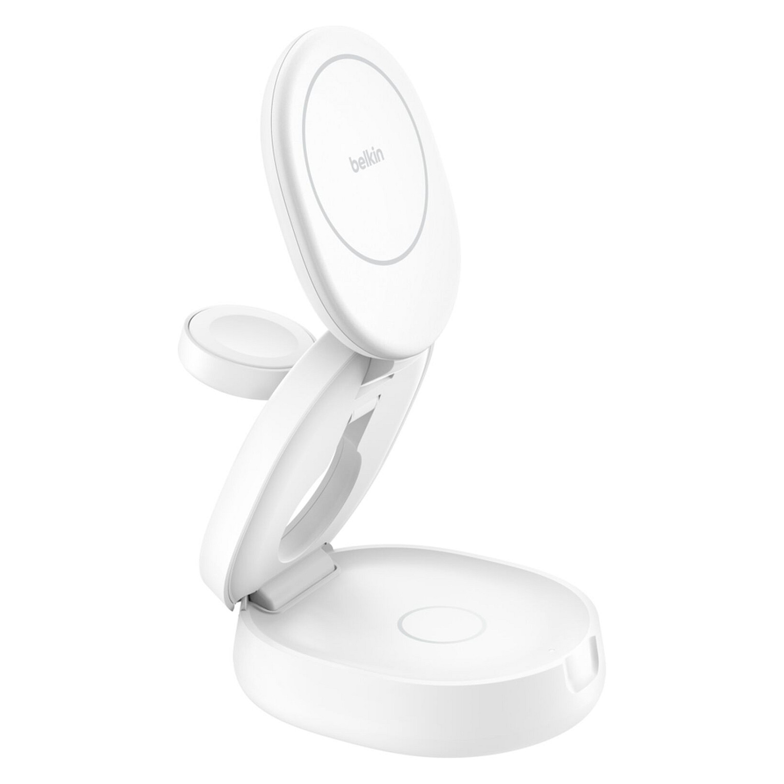 Bežični punjač BELKIN BoostCharge Pro 3-u-1 (Qi2, 15W, sklopivi, bijeli) WIZ034kqWH-4
