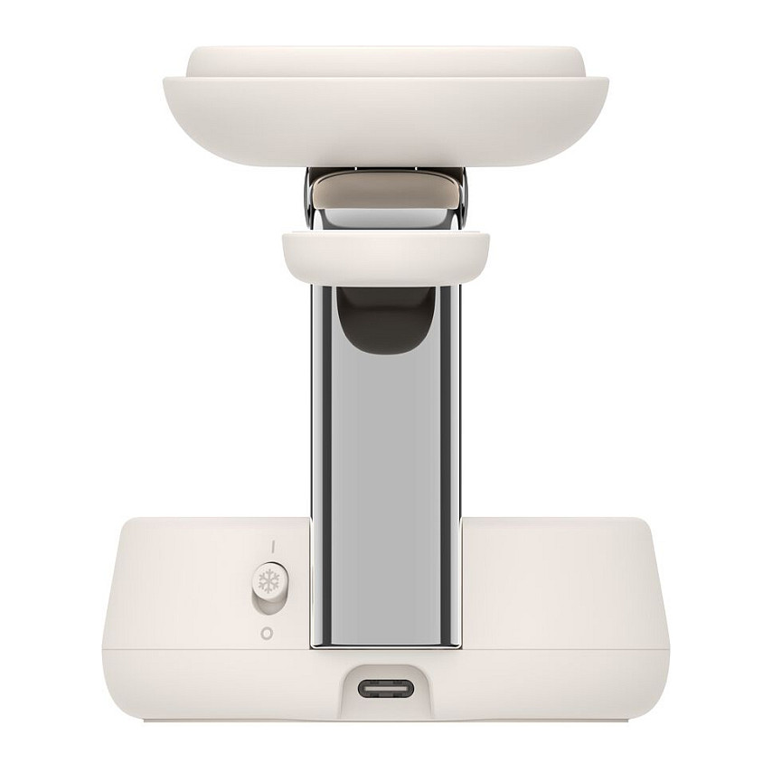 Bežični punjač BELKIN BoostCharge Pro 3-u-1 WIZ040 (Qi2, 15W, magnetski, za iPhone, Apple Watch, AirPods) bijeli-3