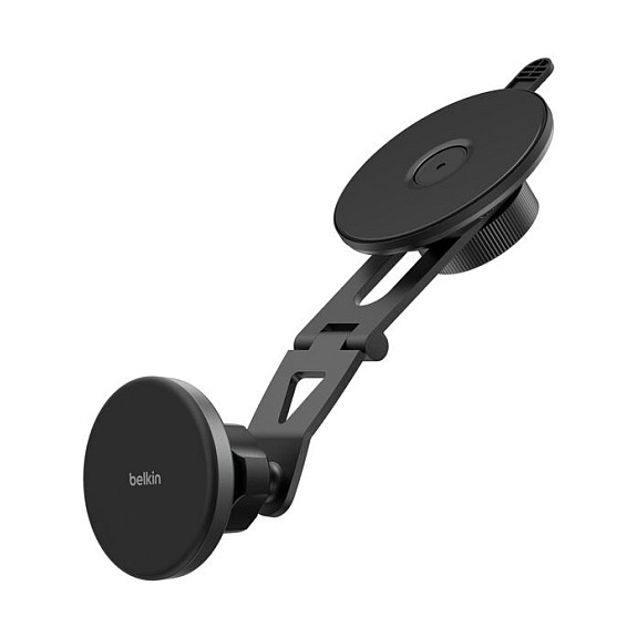 Auto punjač BELKIN BoostCharge Pro WIC013hqBK (Qi2 15W, magnetski, ventilacijski)-1