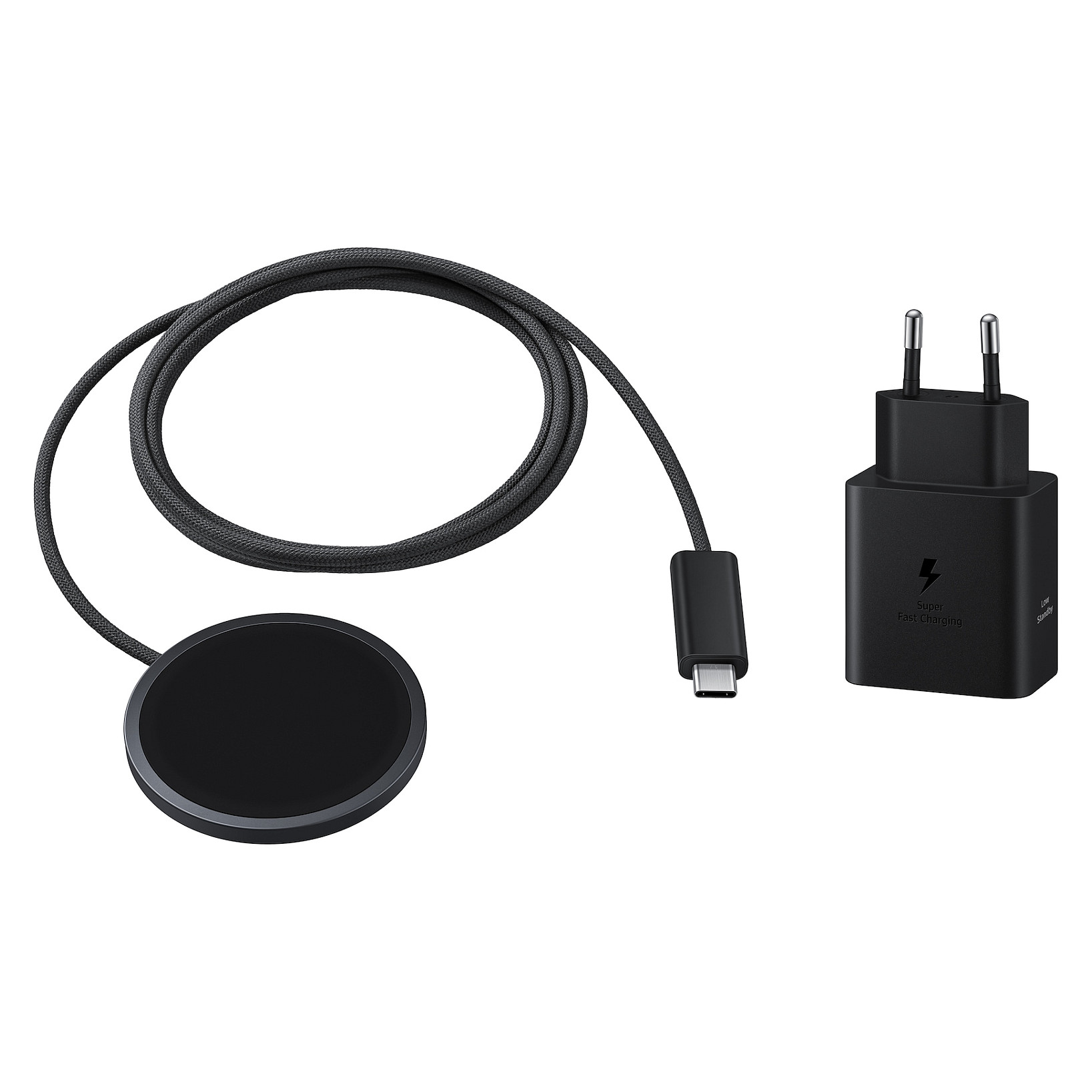 Bežični punjač SAMSUNG EP-P5500 (15W, magnetski, s 25W adapterom) tamno sivi-4