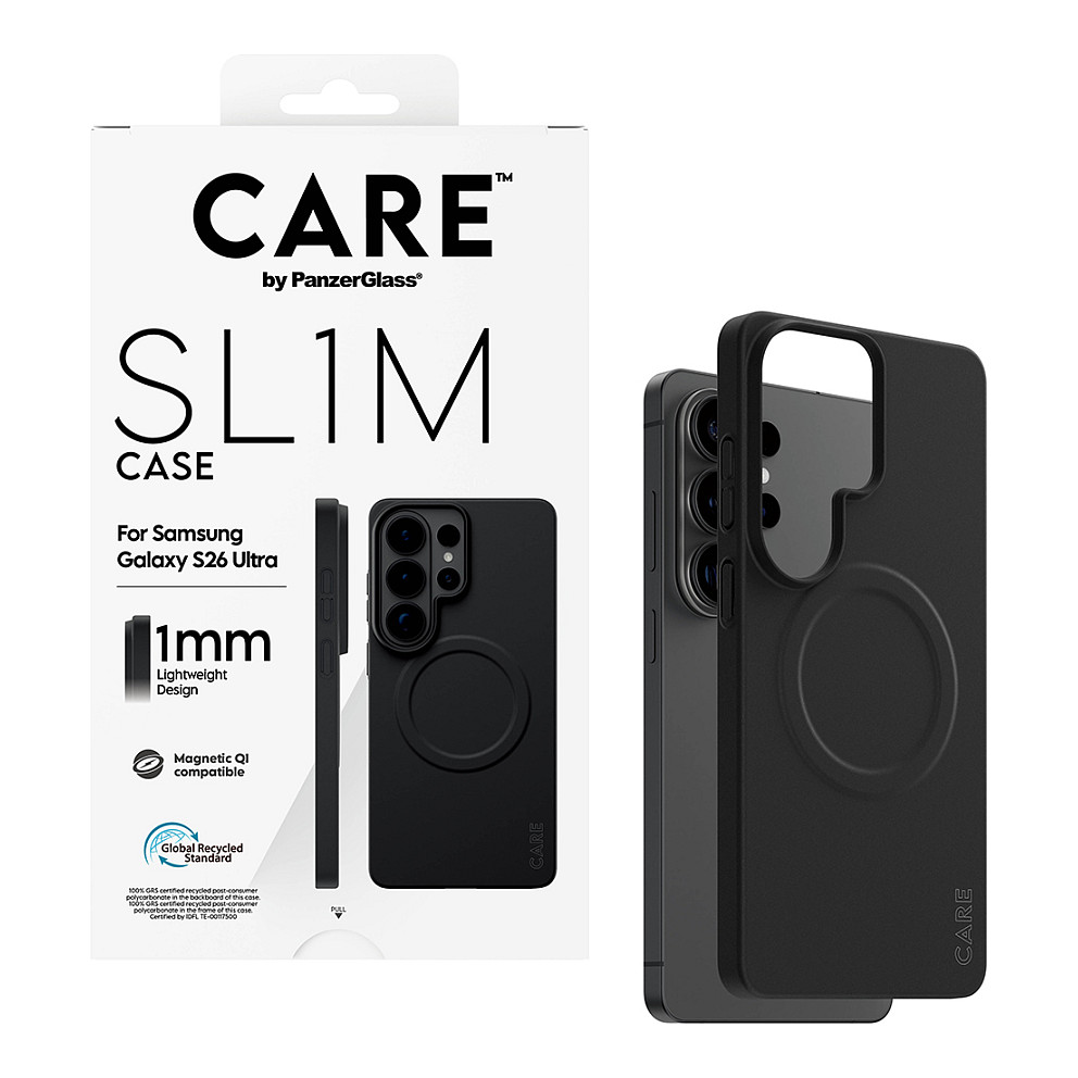 Zaštitna maska PANZER GLASS CARE SL1M za Samsung Galaxy S26 Ultra (1mm, reciklirana plastika, Qi kompatibilna)-4