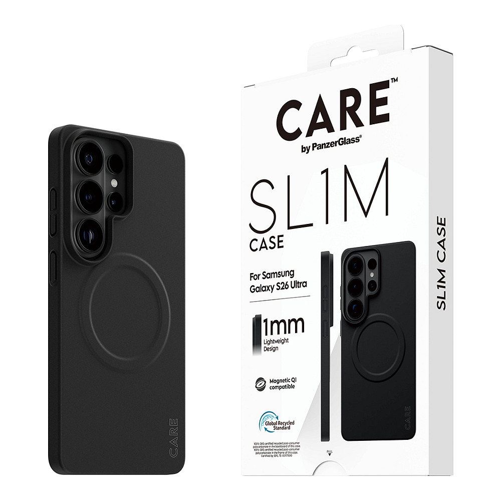 Zaštitna maska PANZER GLASS CARE SL1M za Samsung Galaxy S26 Ultra (1mm, reciklirana plastika, Qi kompatibilna)-5