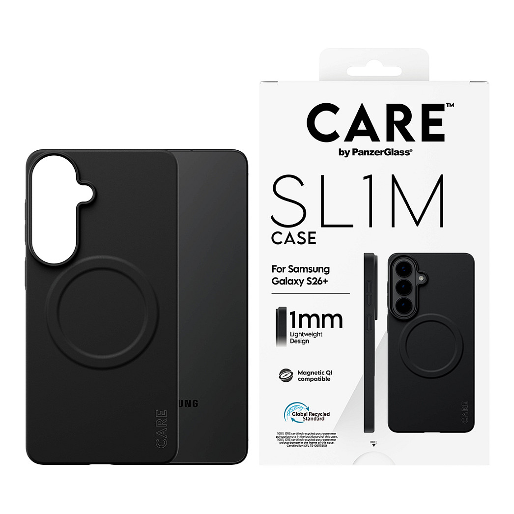 Zaštitna maska PANZER GLASS CARE SL1M za Samsung Galaxy S26+, crna-1