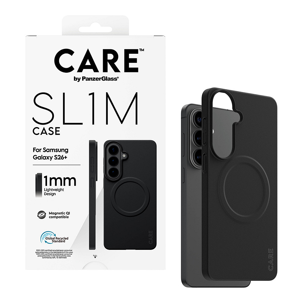 Zaštitna maska PANZER GLASS CARE SL1M za Samsung Galaxy S26+, crna-4