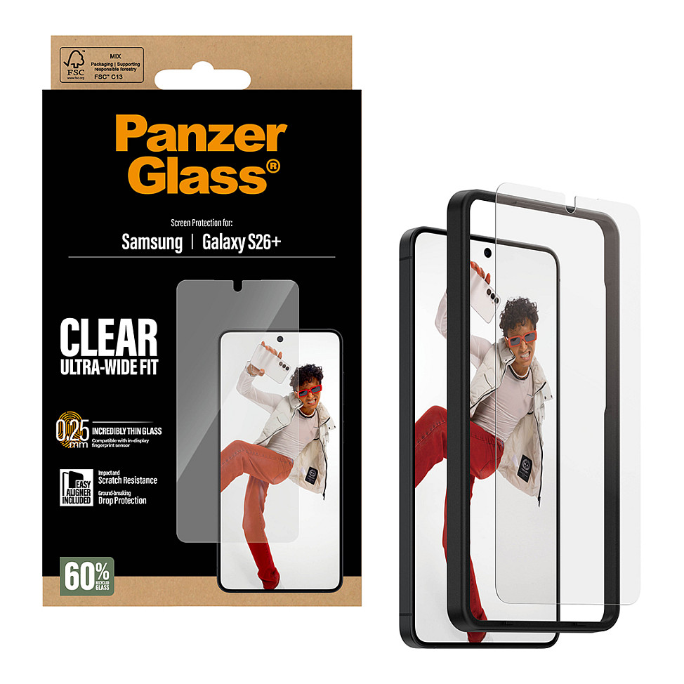 Zaštitno staklo PANZER GLASS za Samsung Galaxy S26+ (Ultra-Wide Fit, EasyAligner)-4