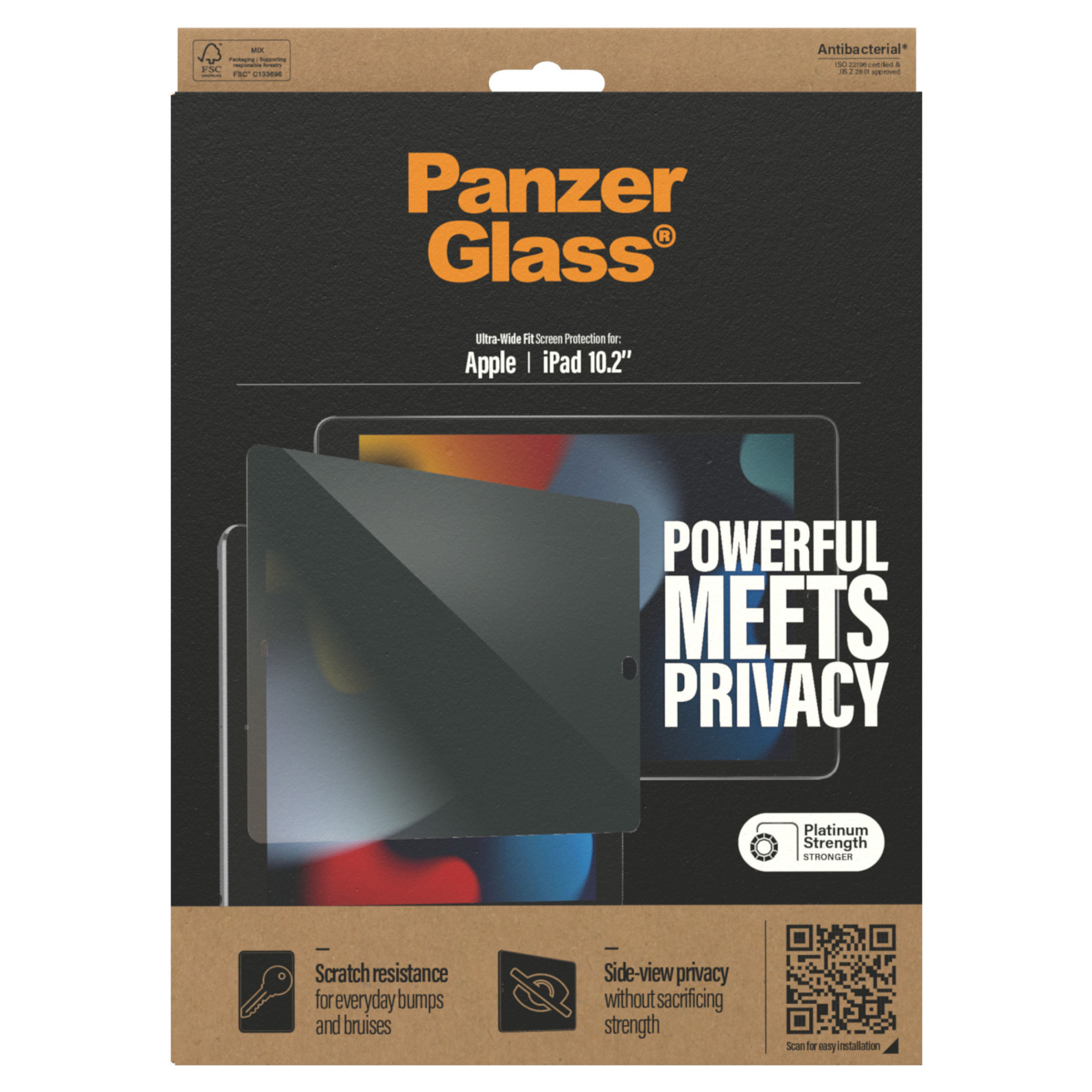 Zaštitno staklo PANZERGLASS Privacy za iPad 10.2" (7./8./9. gen)-2