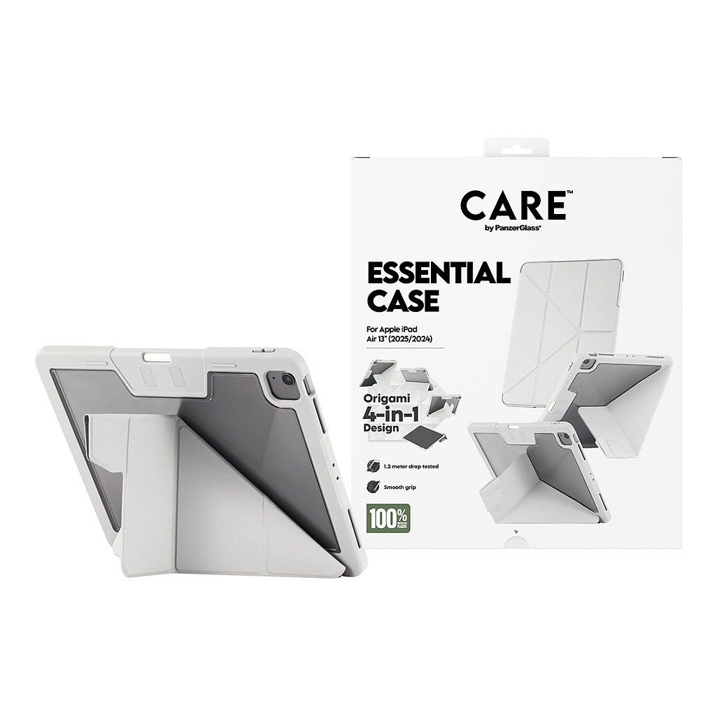 Zaštitna maska PANZER GLASS CARE TPU Essential Case za iPad Air 13" (2024), Light Grey-1