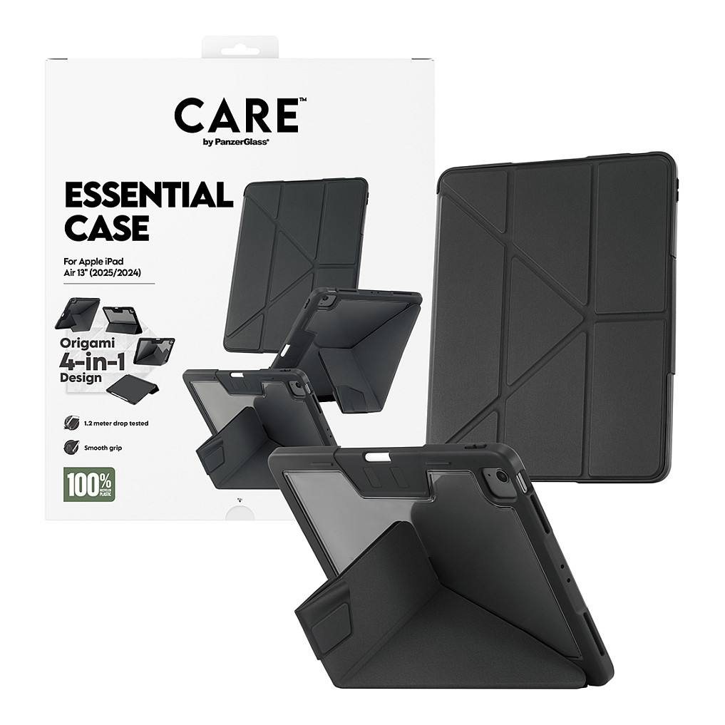 Zaštitna maska PANZER GLASS CARE TPU Essential Case za iPad Air 13" (2024), crna-4