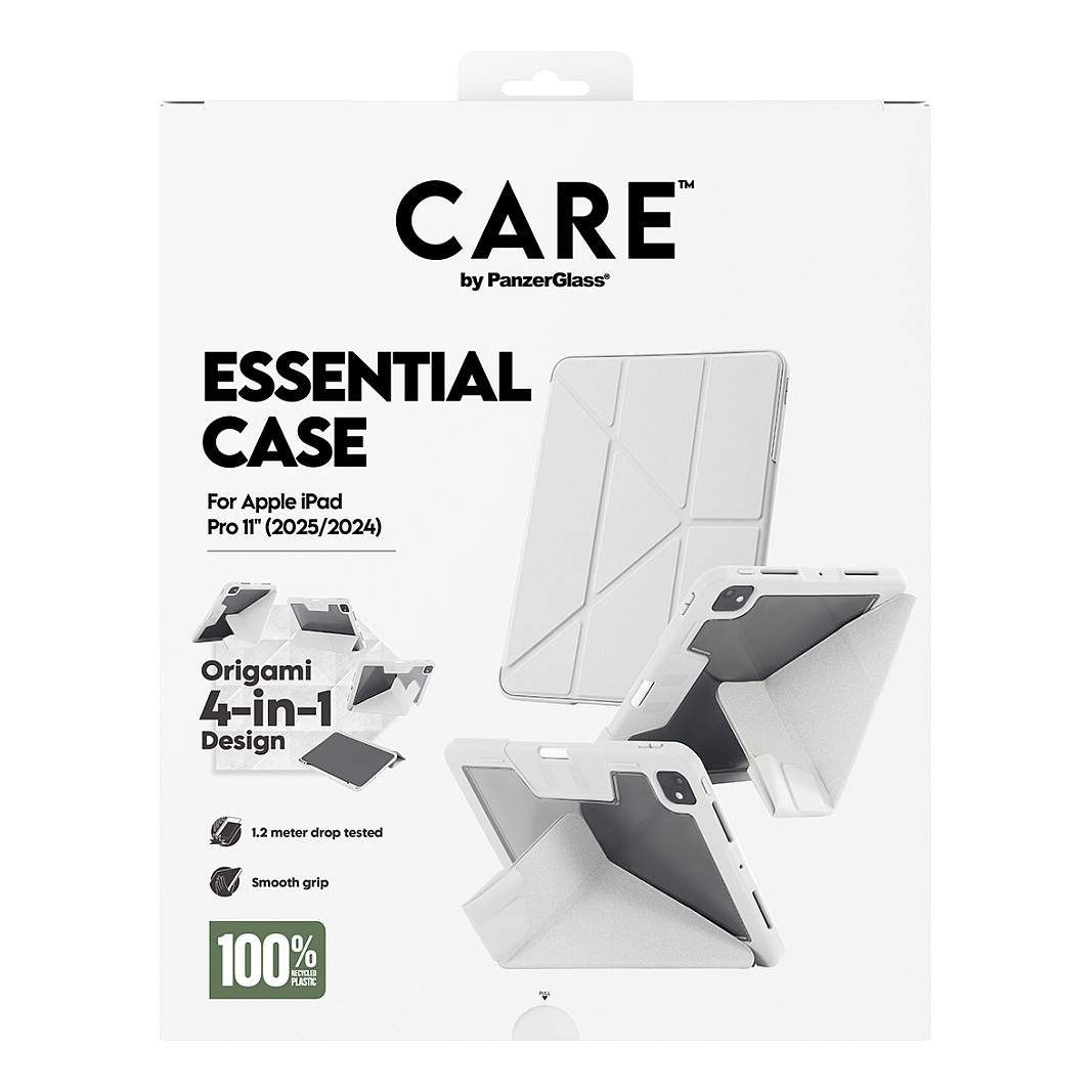 Zaštitna maska PANZERGLASS CARE TPU za iPad Pro 11" / Air 10.9" (100% reciklirana, prozirno siva)-2