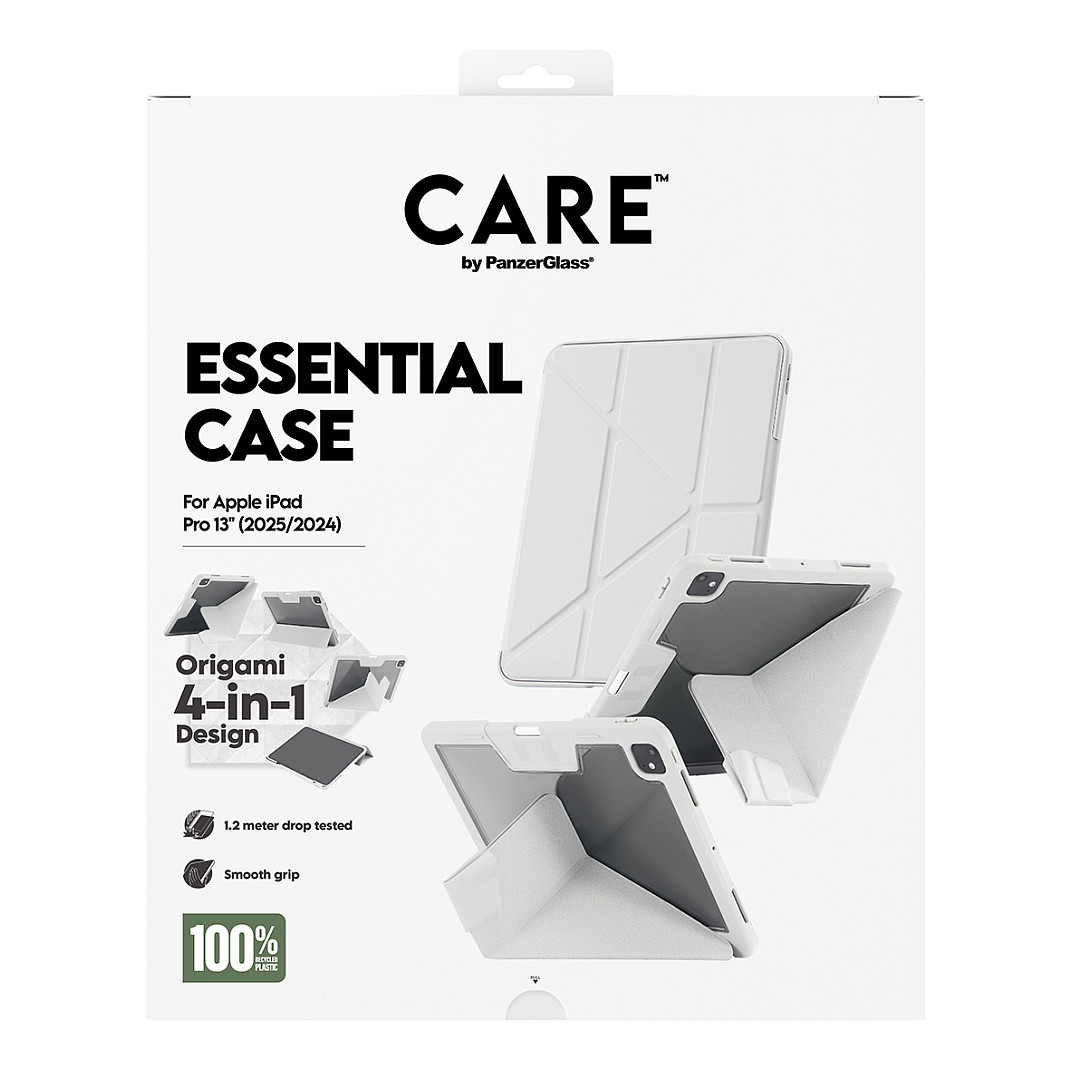 Zaštitna maska PANZER GLASS CARE by TPU Essential Case za iPad Pro 13" (2024), siva-2