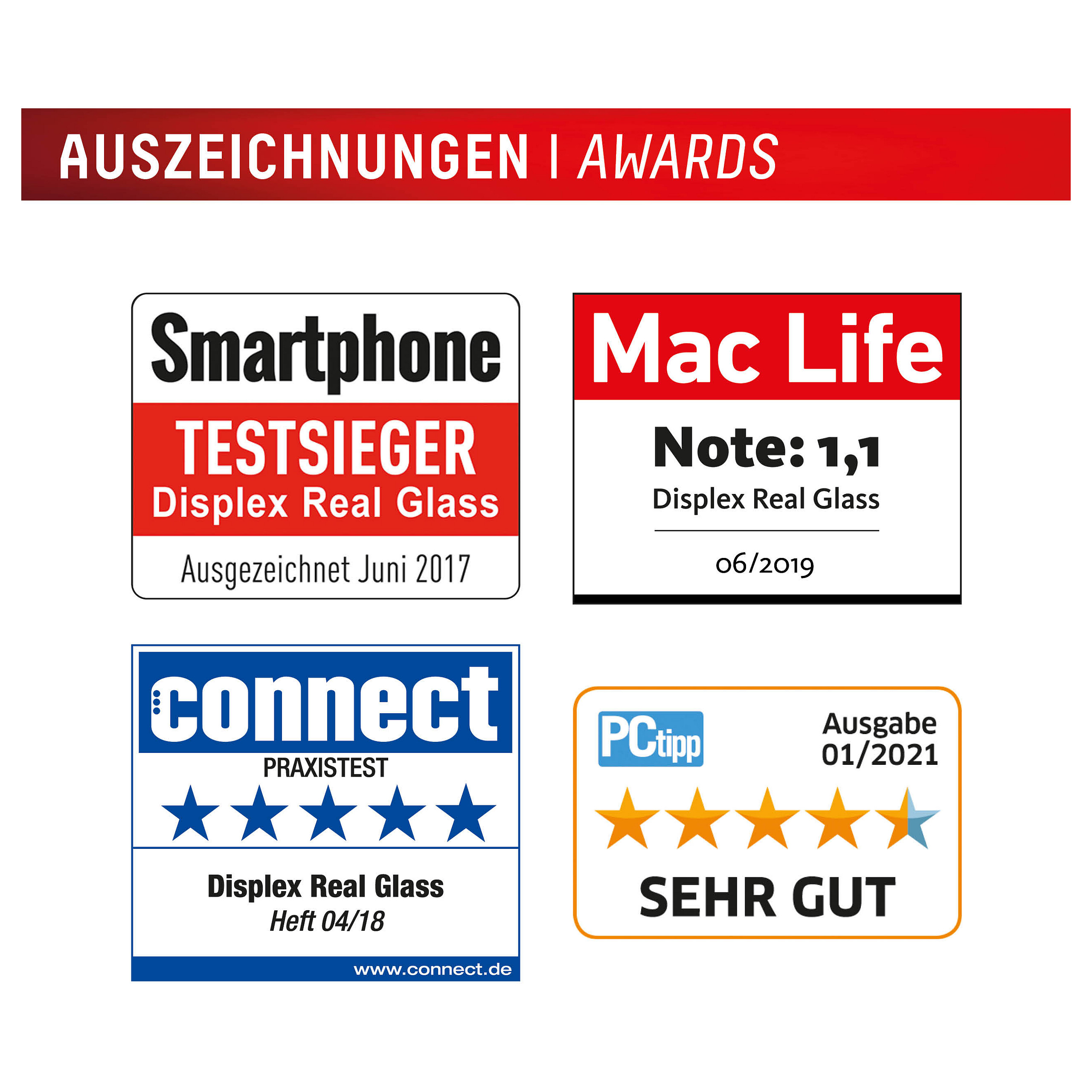 Zaštitno staklo DISPLEX Real Glass 2D za iPhone 16 / 15 / 15 Pro (10H tvrdoća, Case Friendly, EASY-ON Eco okvir)-4